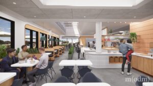 Honest Mary’s Interior Dining by Mark Odom Studio