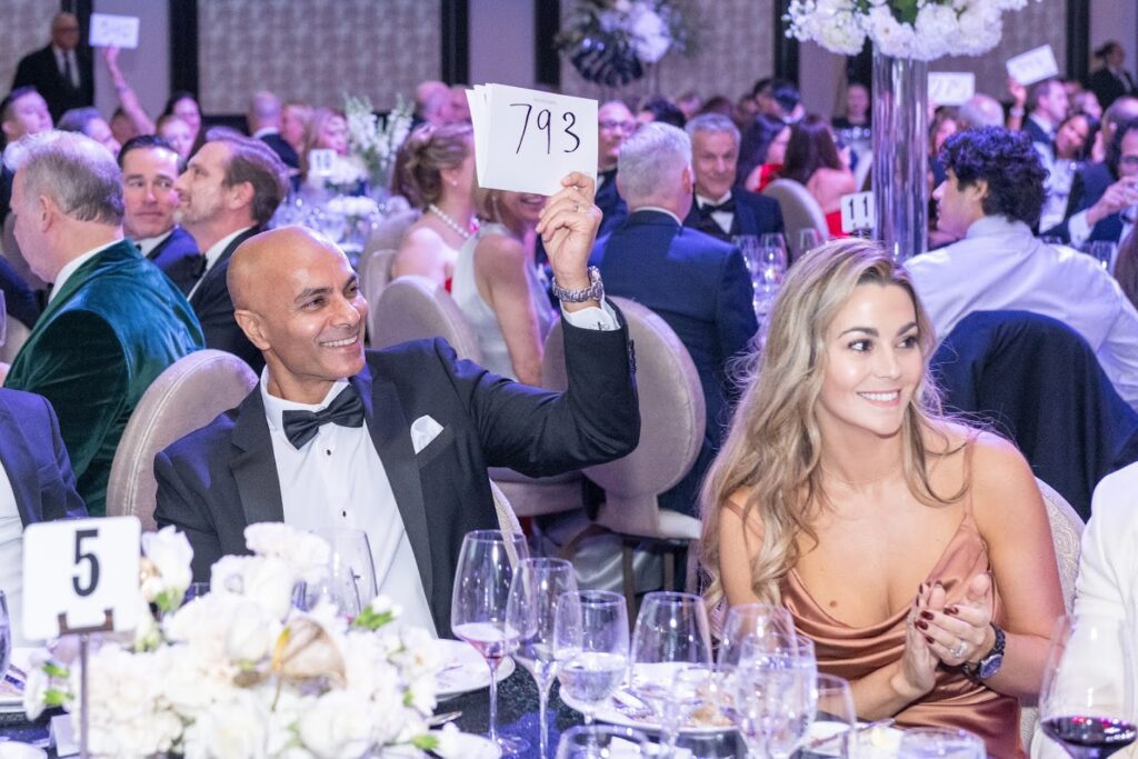 Hari Gopu, Nina Spencer at the British American Foundation of Texas Gala (Photo by Jacob Power)