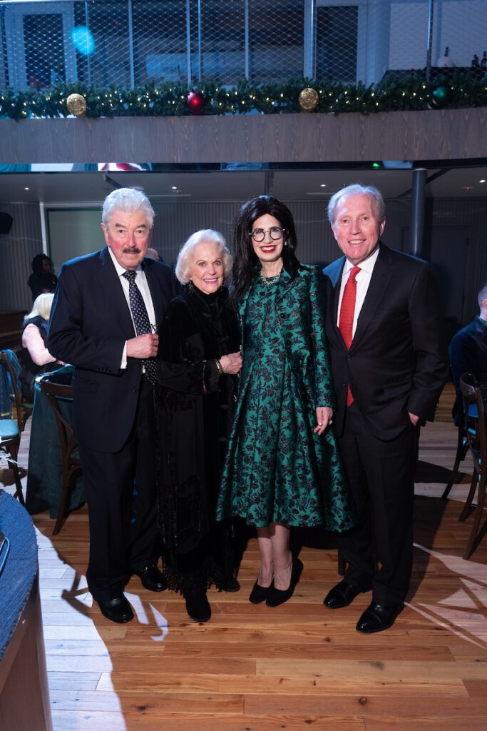 Danny Ward & Nancy Ames, Dr. Kelli Cohen Fein & Martin Fein at the dinner honoring 2026 Treasures (Photo by Daniel Ortiz)