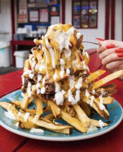 Lankford’s burger loaded fries