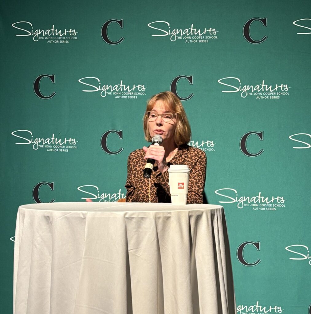 Author Fiona Davis shared her path to becoming a novelist after a career as an actress and journalist. (Photo by Laura Landsbaum)