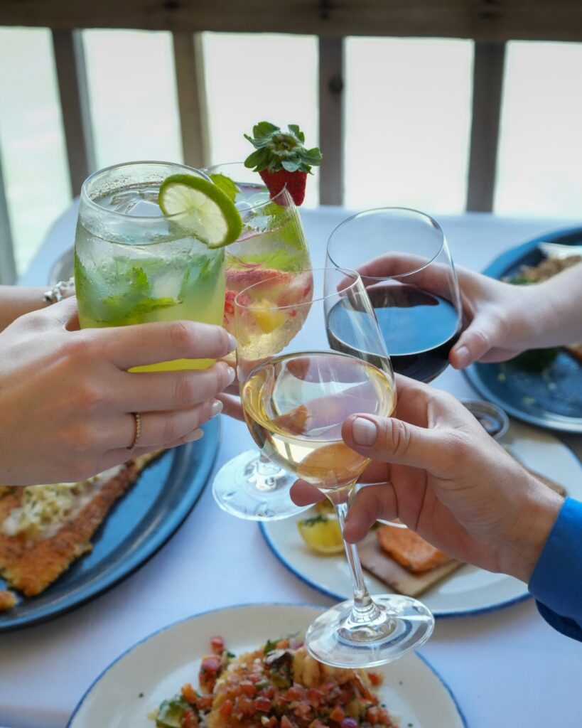 Give a toast to the New Year at Landry's. 