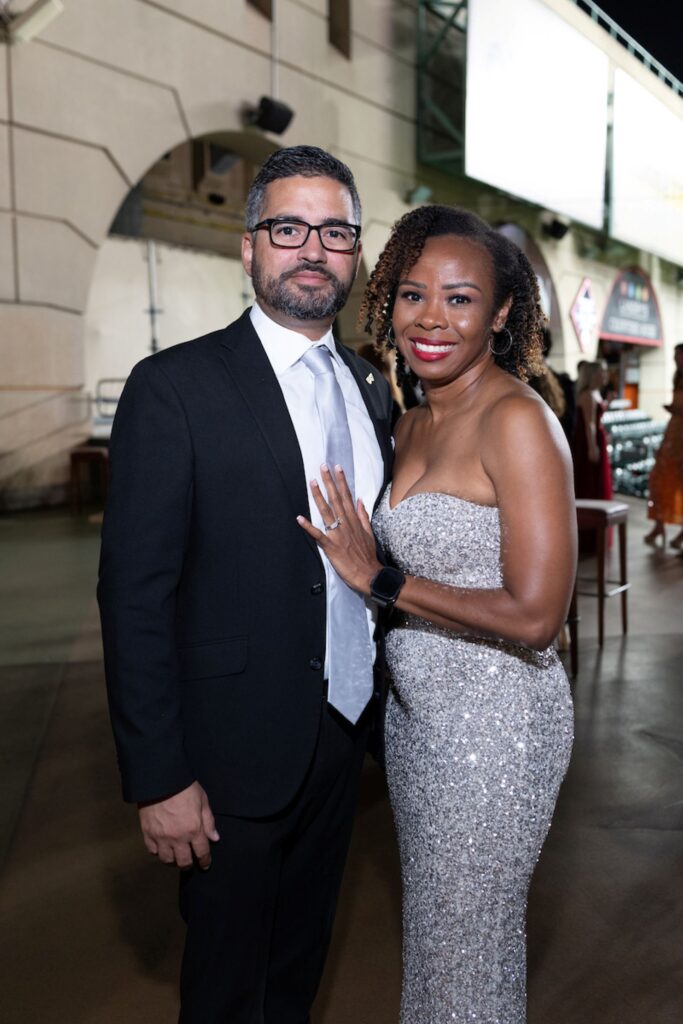 Luis & Brandy Lugo at the Barbara Bush Houston Literacy Foundation’s Young Professionals 'Storybook Gala'  (Photo by Daniel Ortiz)