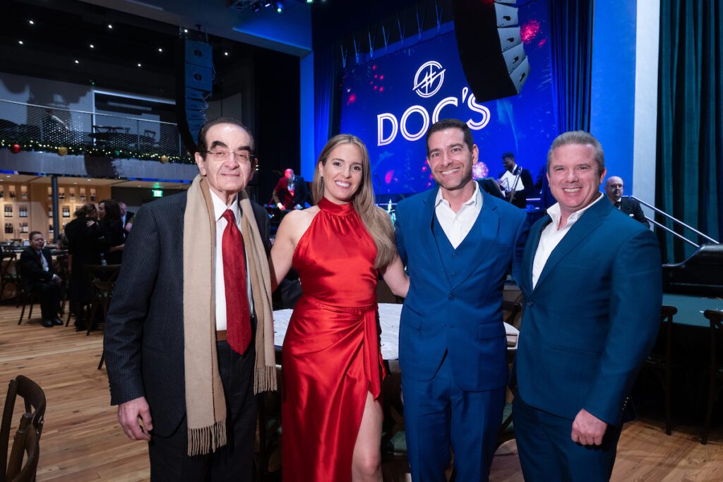 Nino Shbeeb, Stephanie & Sami Shbeeb,Chaskey Barry at the dinner honoring 2026 Treasures (Photo by Daniel Ortiz)