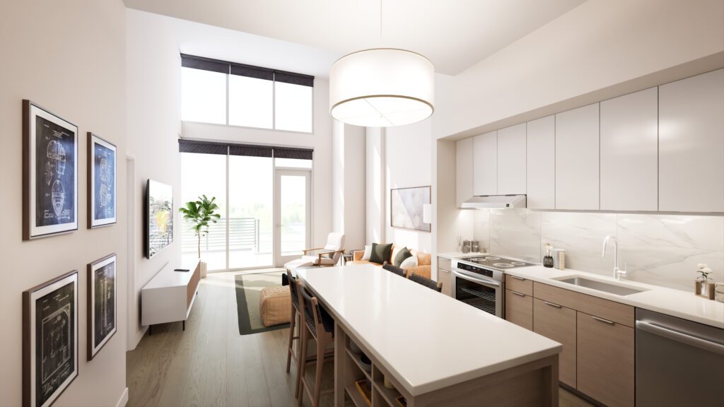 One Rangers Way delivers upscale high-rise living steps from Arlington’s major venues. (Courtesy)