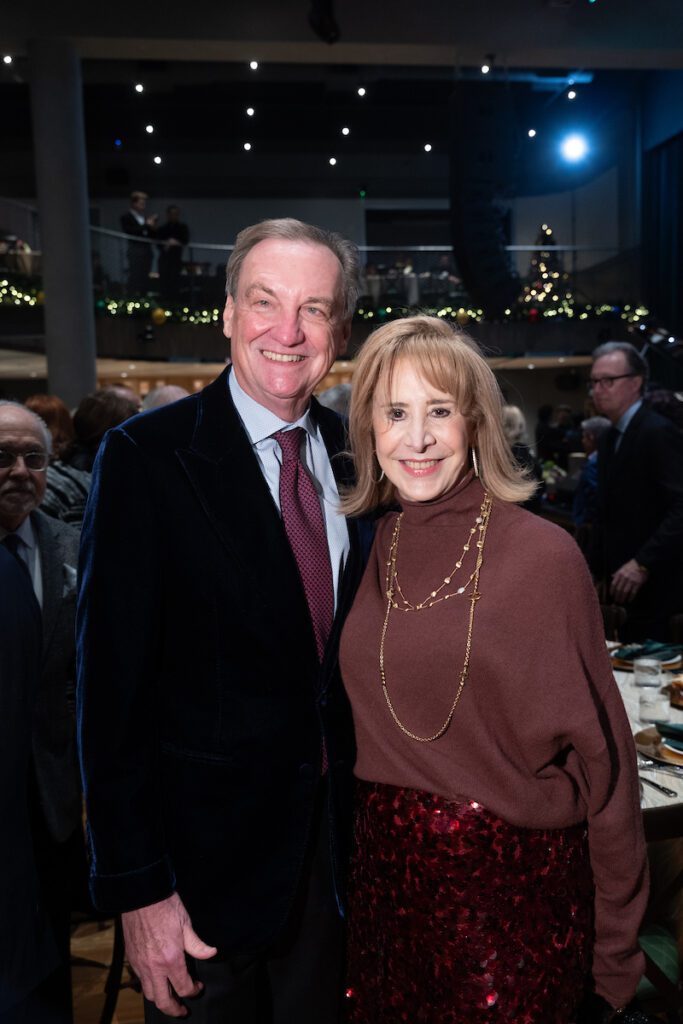 Ralph Burch & Vicki West at the dinner honoring 2026 Treasures (Photo by Daniel Ortiz)