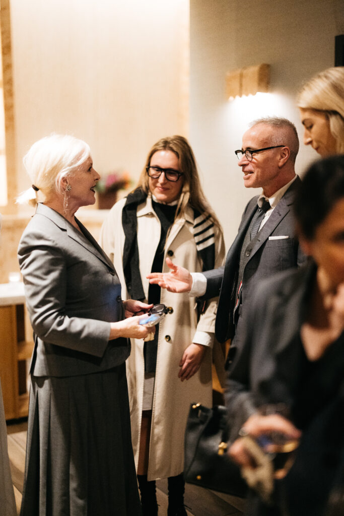 Robin Wilkes, Olivia Giletti, Thom Browne (Photo by Chase Hall)