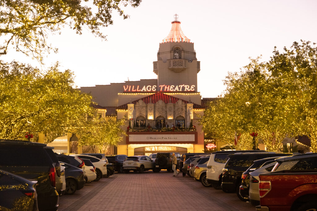 1.5 million lights illuminate Highland Park Village during the holidays. (Photo by George Fiala)