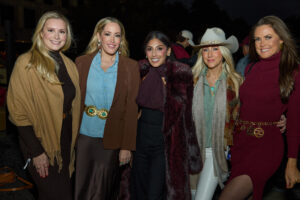 Shannon Patak, Whitney Lawson, Zinat Ahmed, Andrea Simmons and Lauren Paine at the Cotton Holdings Lone Star Showdown Tailgate; photo courtesy of Cotton Holdings