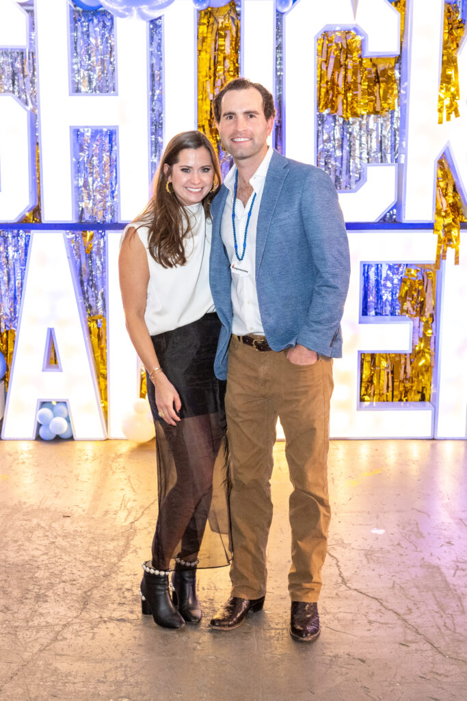 Shelby & Jack Scharnberg at the American Cancer Society 'Shuck Cancer Houston' fundraiser (Photo by Jacob Power)