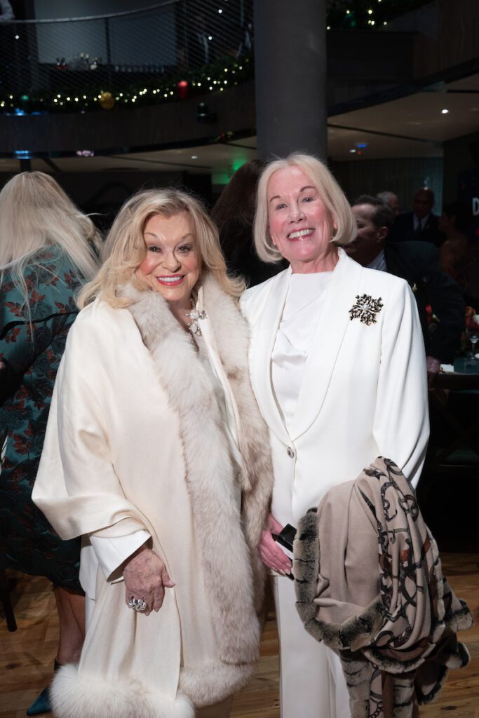 Sidney Faust, Elsie Eckert at the dinner honoring 2026 Treasures (Photo by Daniel Ortiz)