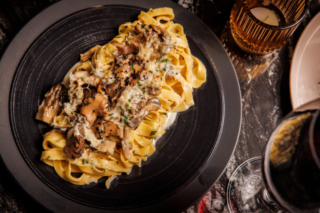 Wild Mushroom & Black Truffle Tagliatalle (Photo by Samantha Marie Photography)