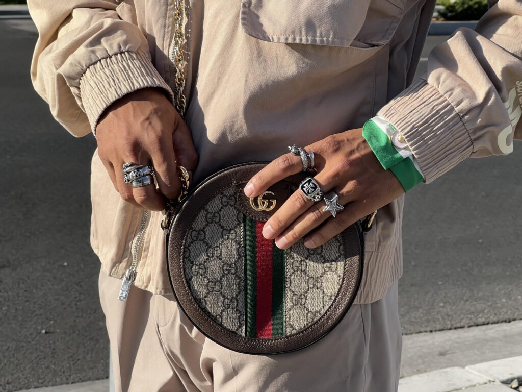 Gucci Ophidia Mini GG Supreme round shoulder bag, representative of finds at 2nd Street USA. 2nd Street's latest Texas opening is in the heart of Houston's Rice Village. 