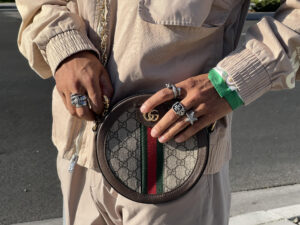 Gucci Ophidia Mini GG Supreme round shoulder bag, representative of finds at 2nd Street USA. 2nd Street’s latest Texas opening is in the heart of Houston’s Rice Village.