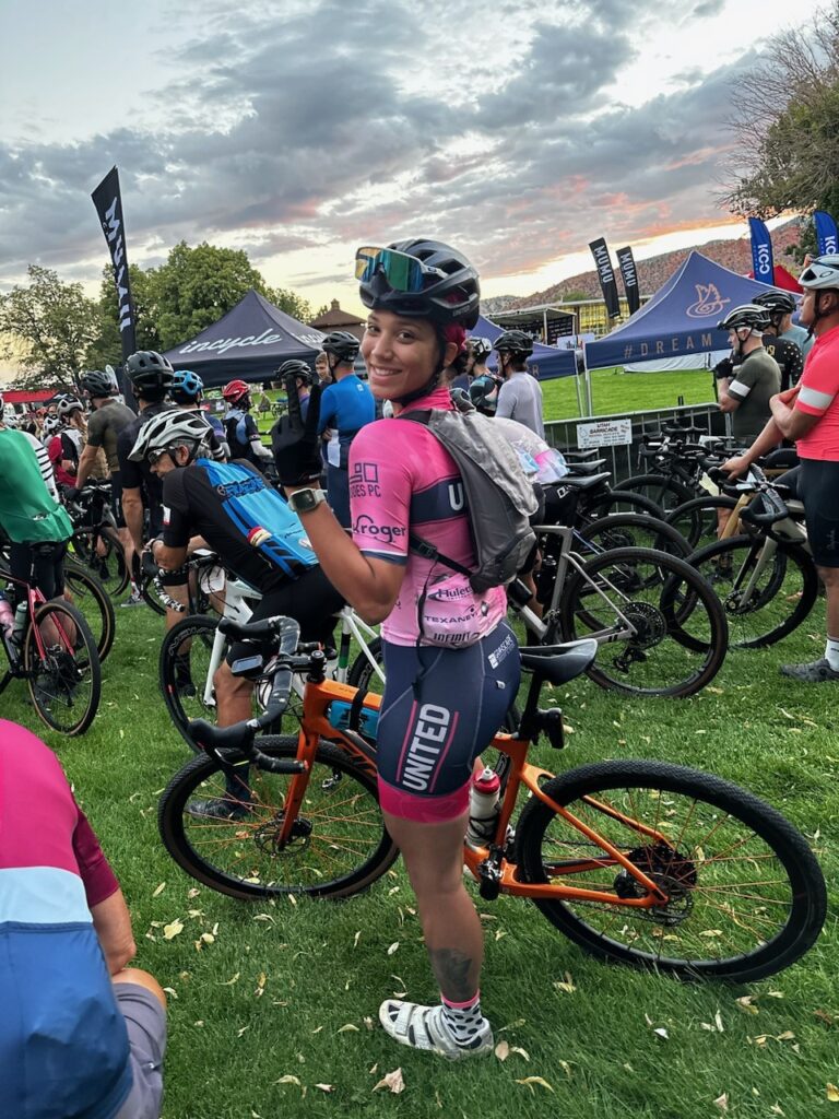 Long before she held her daughter in her arms, Parham was used to pushing her body to its limits. (Photo courtesy Mya Parham)