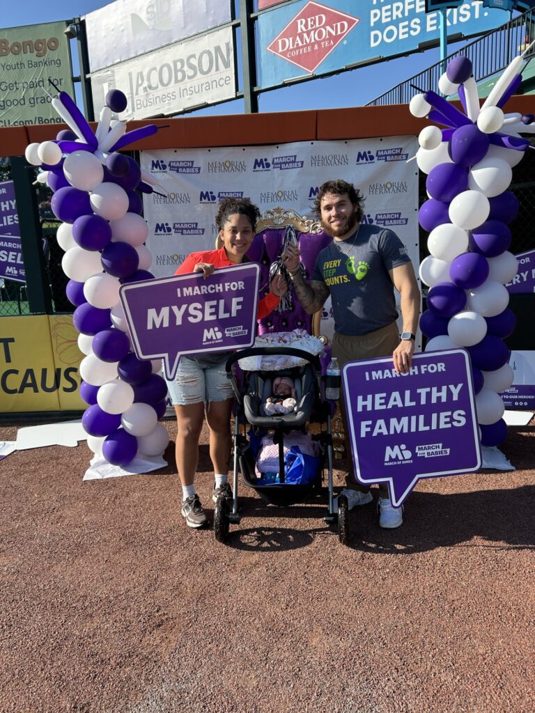 The shift from elite cycling to early motherhood brought challenges Parham never anticipated. (Photo courtesy Mya Parham)