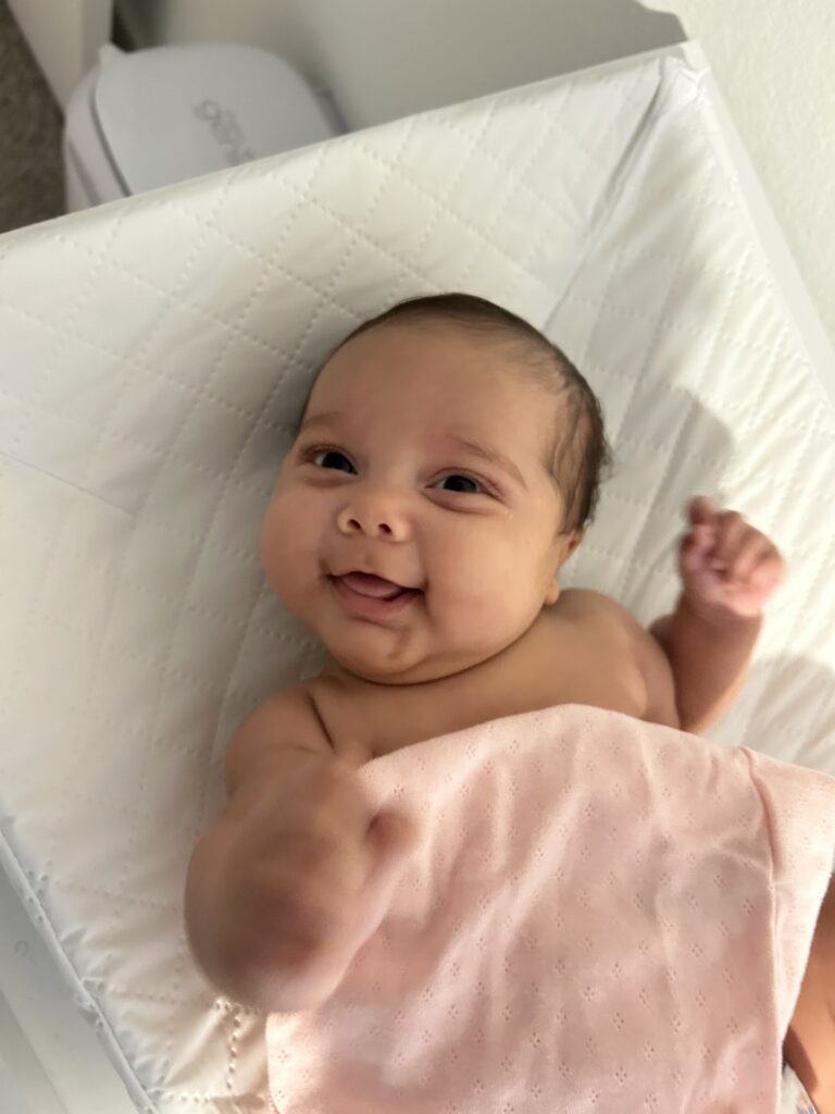 After Zoe’s 12 days in the NICU, hearing the words, “Bring the car seat tomorrow” brought Parham to tears. (Photo courtesy Mya Parham)