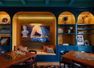 0249 Hotel Daphne – Lobby x Library 2 – by Julie Soefer