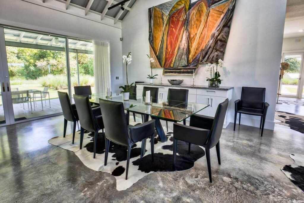 Dining room at Whitehall Ranch