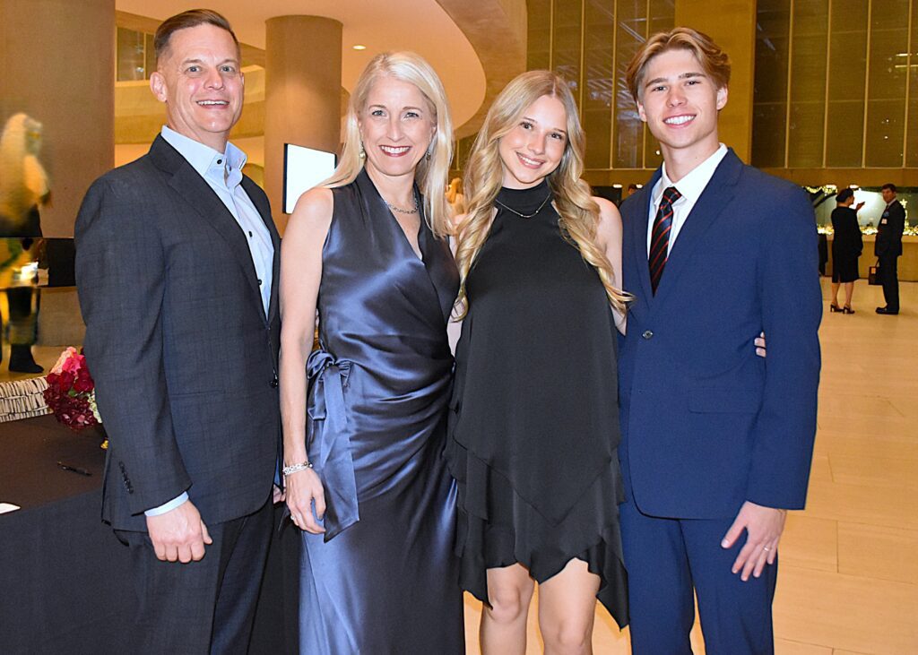 Paul Dybala, Kelly Dybala, Sophie Dybala, Josh Mathis (Photo by: Deborah Brown)