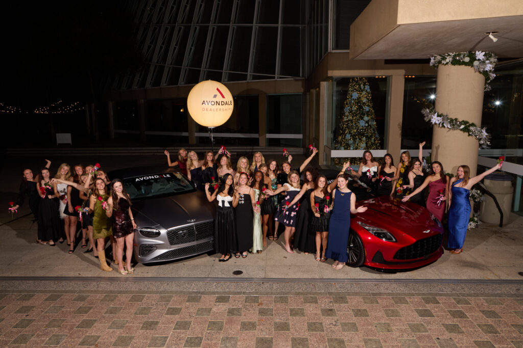 Group shot with car sponsored by Avondale Dealerships (Photo by: Gittings)