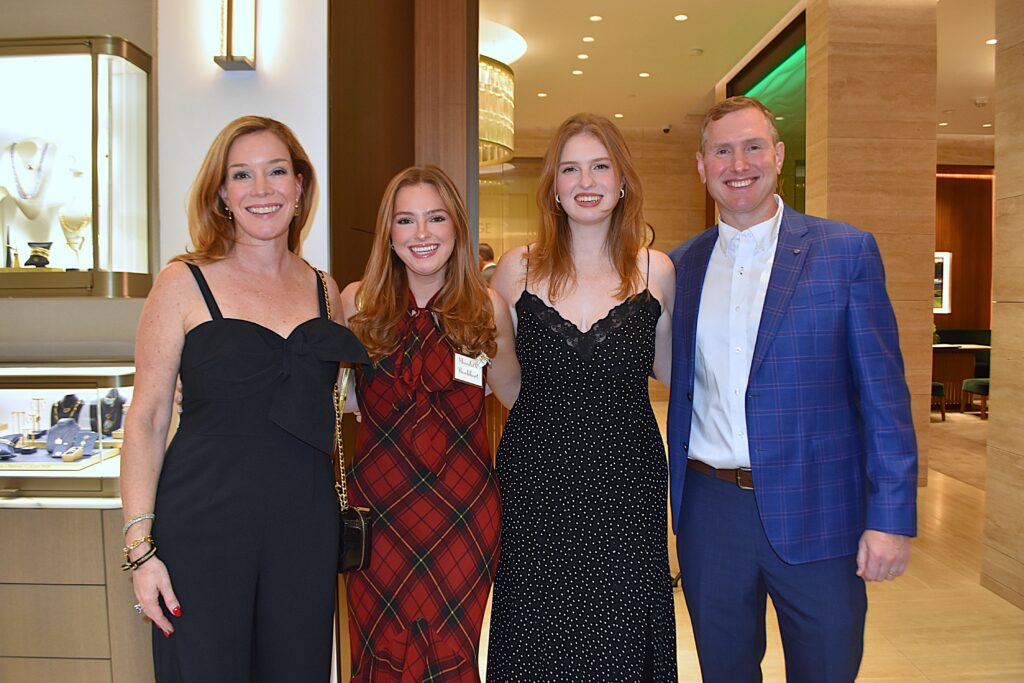 Megan Burkhart, Meredith Burkhart, Claire Burkhart, John Burkhart (Photo by: Deborah Brown)