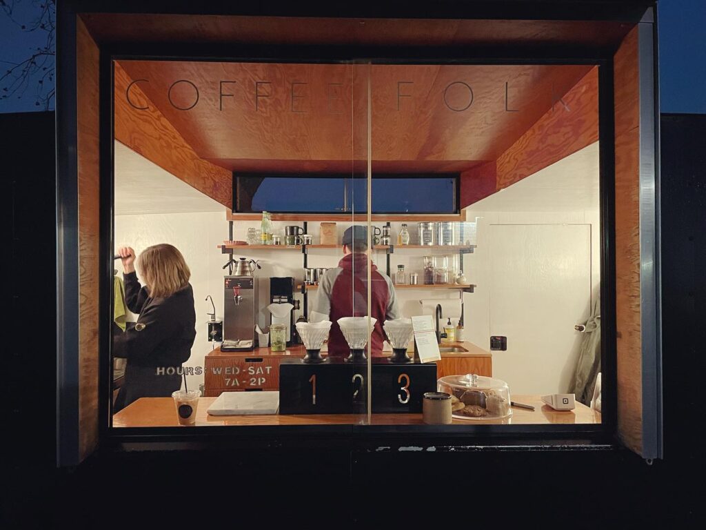 Coffee Folk is an outdoor neighborhood café. (Courtesy)