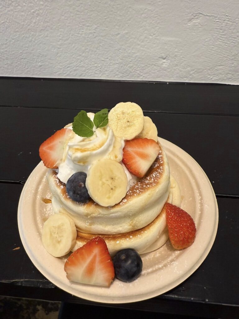 On a recent visit,  the sweet smell of Asian soufflé pancakes wafted through the air at Sweet Stacks. (Courtesy)