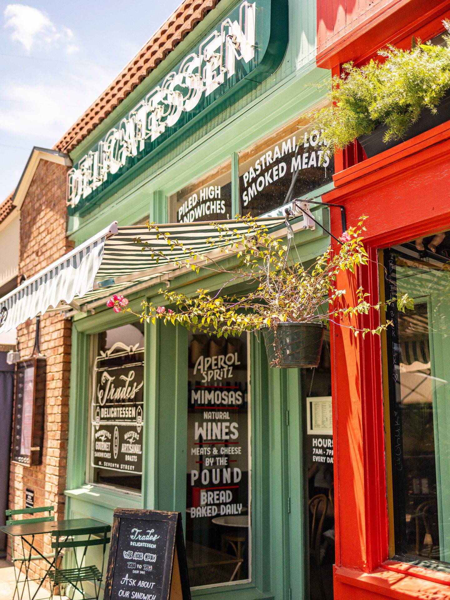 Trades Deli Dallas sandwiches