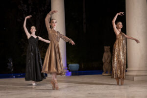 A member of the American Classical Ballet in an original couture design by Anna Berman, Annabelle Couture