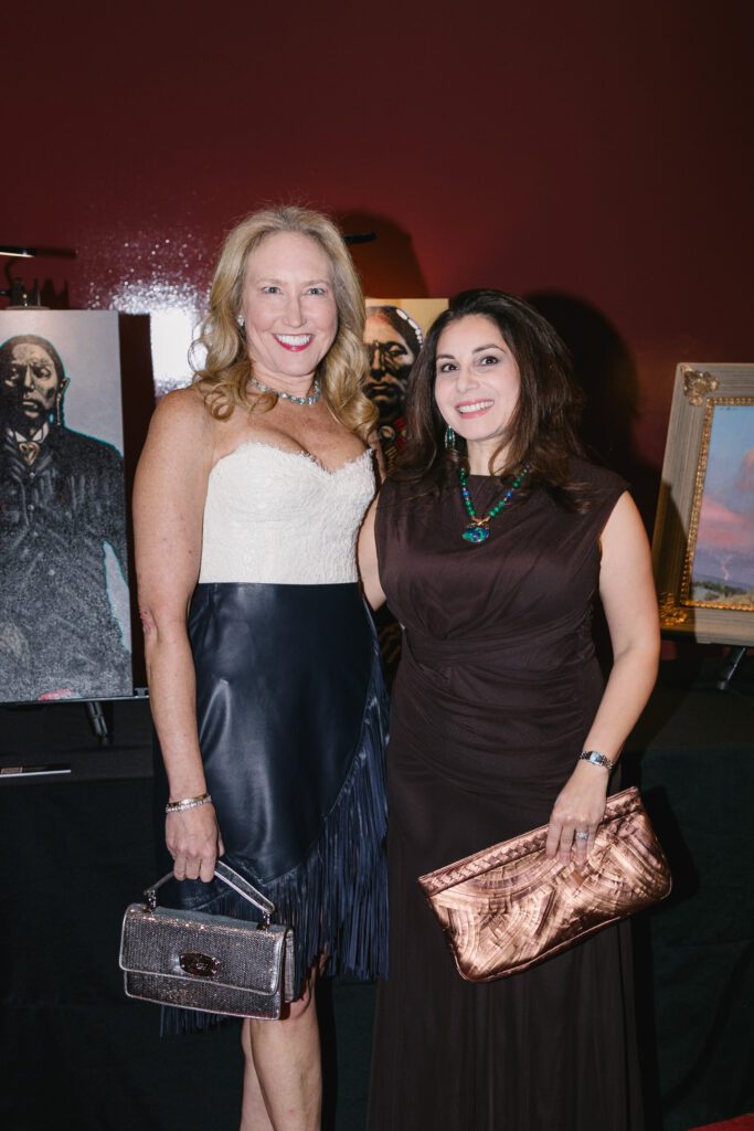 Bailey Dalton, Debbie Bernstein at The Bryan Museum’s Art Untamed at The Coronado Club