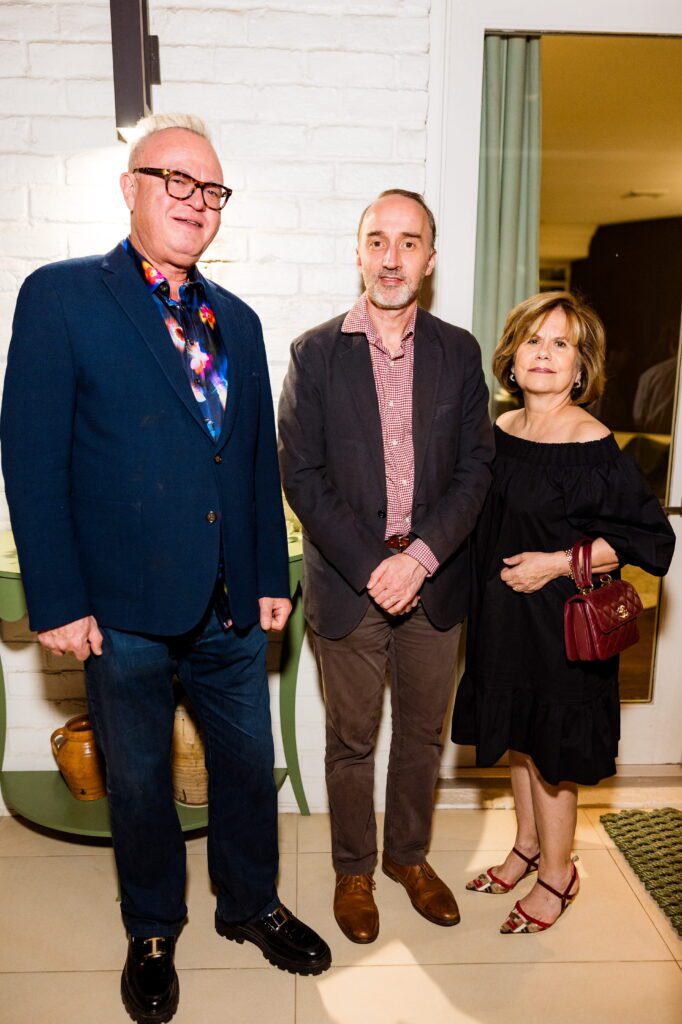 Bernardino Arocha, Edouard Kopp and Mary Arocha at the Dora Maar Cultural Center celebration.