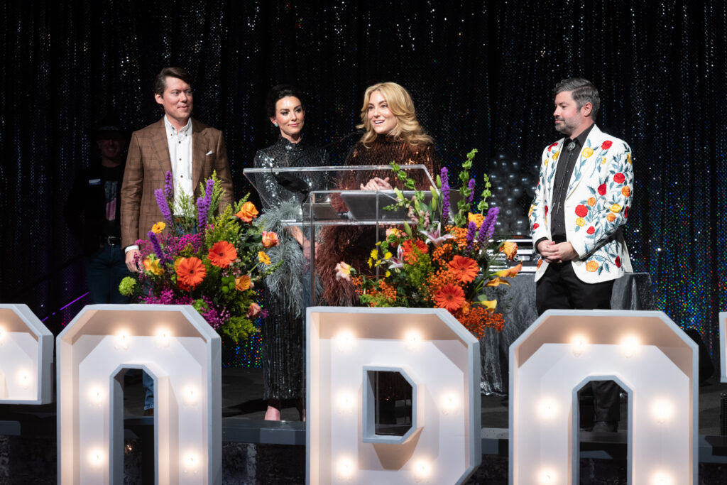 Camp for All gala chairs Conrad & Lauren Gibbins, Kendall & Matt Chuchla lead the charge in raising $1.2 million (Photo by Daniel Ortiz)