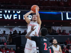 University of Houston Cougars men’s basketball team clawed out to a 76-54 blowout win over the Cincinnati Bearcats in a Big XII contest at the Fertitta Center, January 31, 2026