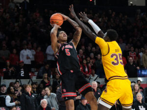 The University of Houston Cougars defeated Arizona State in a 103-73 blowout win in a Big XII basketball contest on the day of Dwight Davis’ jersey retirement at the Fertitta Center, Sunday, January 18, 2026