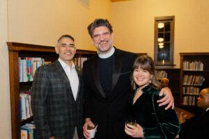 Council Member Mario Castillo, The Very Reverend Nathaniel Katz, Shelly Katz
