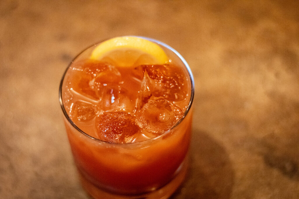 Kick off Dry January at The Usual with the Fire Adjacent, a lovely mix of ginger, lemon juice, honey, and pecan bitters. (Courtesy)