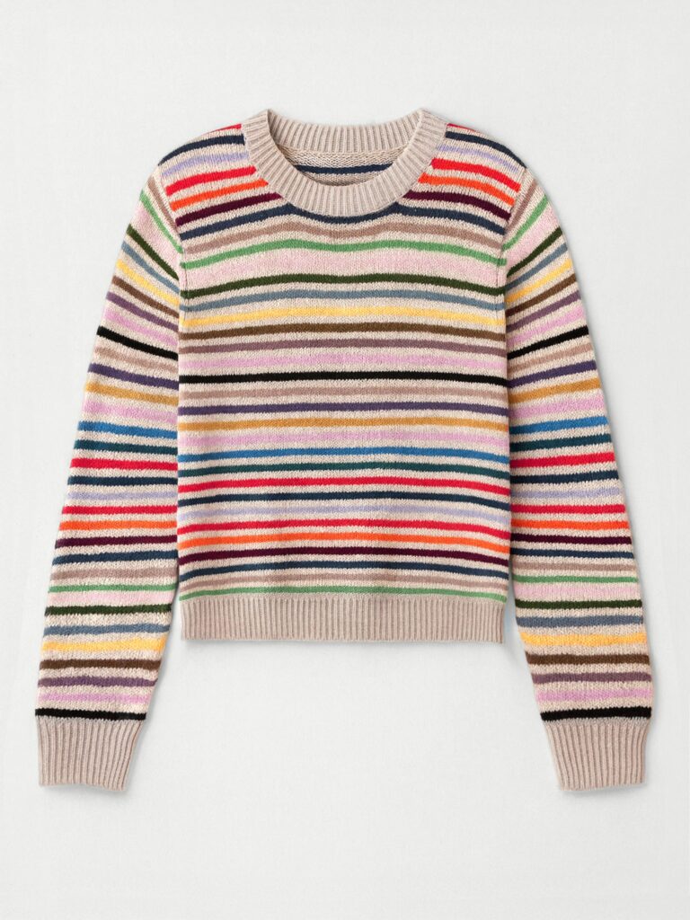 The Kismet Crewneck Sweater in Cashmere.