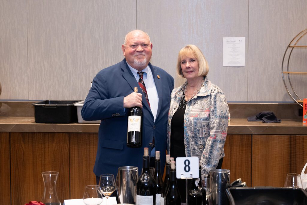 Guy & Kimberly Stout at CanCare's 'Hope Uncorked' dinner (Photo by Jacob Power)