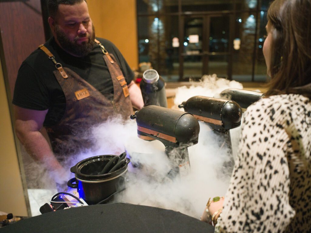 HTX Nitro Creamery smokin' hot at The Sale (Photo by Daniel Ortiz)