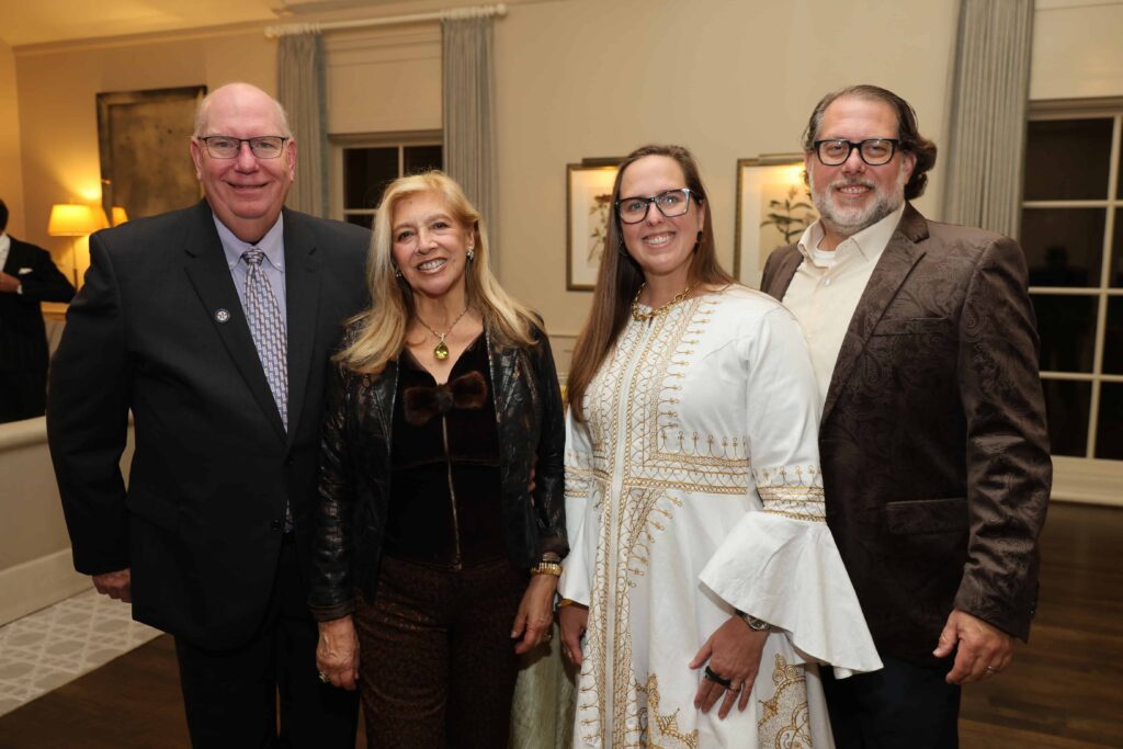John and Magdalena English, The Heritage Society board president Jillian Jopling and Peter McGillivray at The Heritage Society’s Evening of Heritage at The Forest Club.