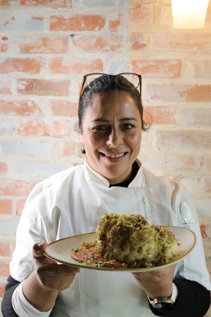 Chef Ix-Chel Ornelas Hernández has retrained the kitchen staff at Tinie's and brought her own unique vision to the restaurant. (Photo by Burciaga Hospitality Group)