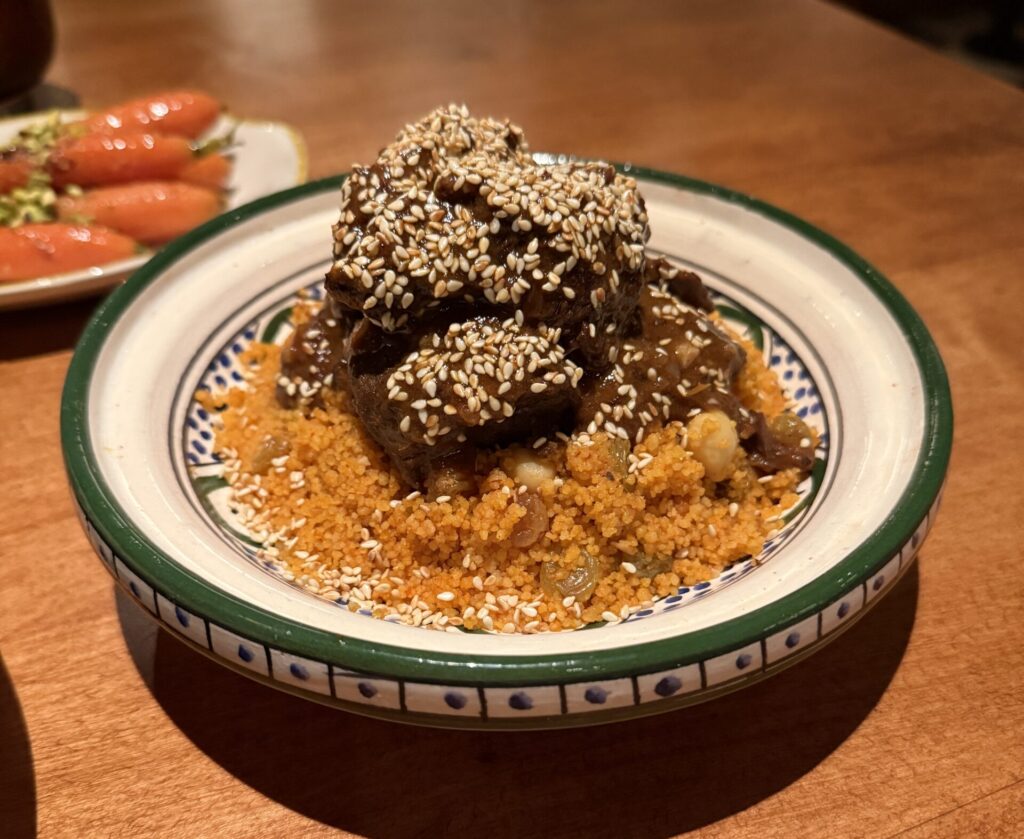 A must-order at Zon Zon is the apricot lamb couscous. (Photo by Megan Ziots)