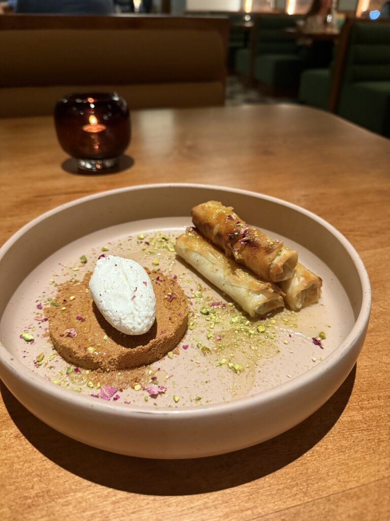 Don't miss the baklava for dessert at Zon Zon. (Photo by Megan Ziots)