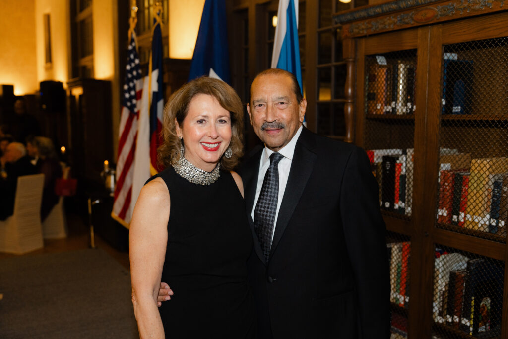 Ileana & Michael Treviño at the Houston Public Library Robert Burns Supper (Photo by  Up in the Air Films)