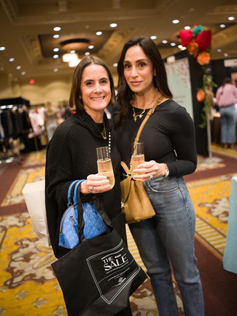 Jenny Weber, Brittany Williams at The Sale (Photo by Daniel Ortiz)