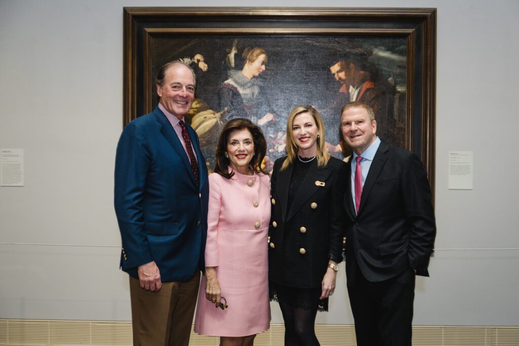 Jim & Dancie Ware, Lauren & Ambassador Tilman Fertitta at the cocktail reception at the Museum of Fine Arts, Houston. (Photo by Johnny Than/Catchlight Group)