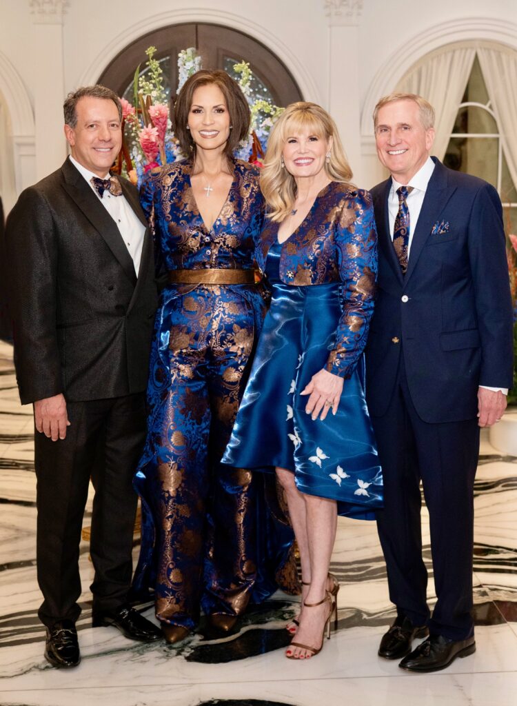 Joe Russo, Carla Russo, Regina Bruce, co-chairs; John Pickett (Photo by Danny Campbell)