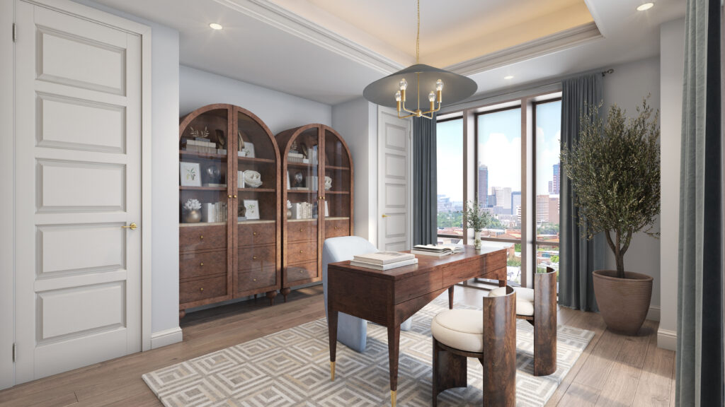 The study in The Langley Opal floor plan