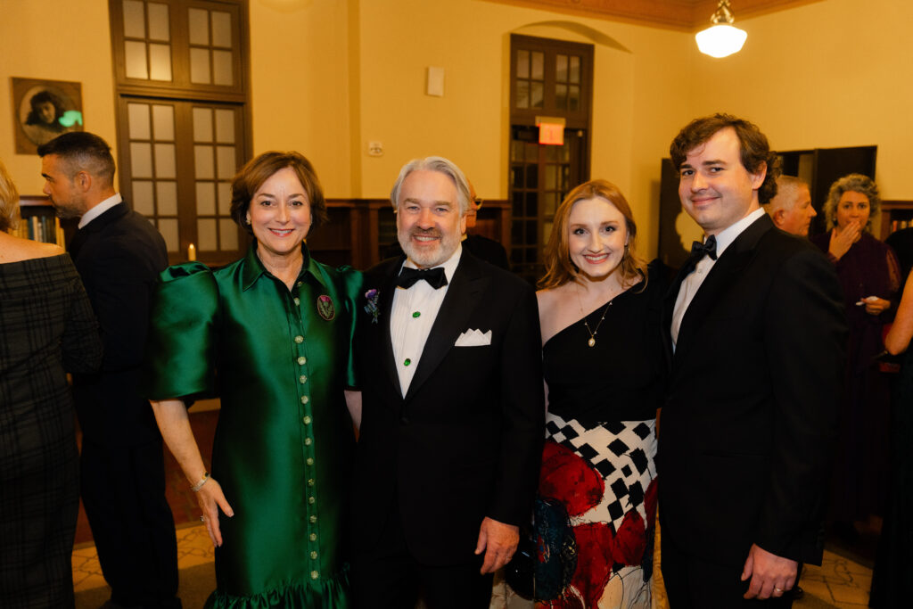 Leigh & Reggie Smith, Caroline & Ross Smith at the Houston Public Library Robert Burns Supper (Photo by  Up in the Air Films)